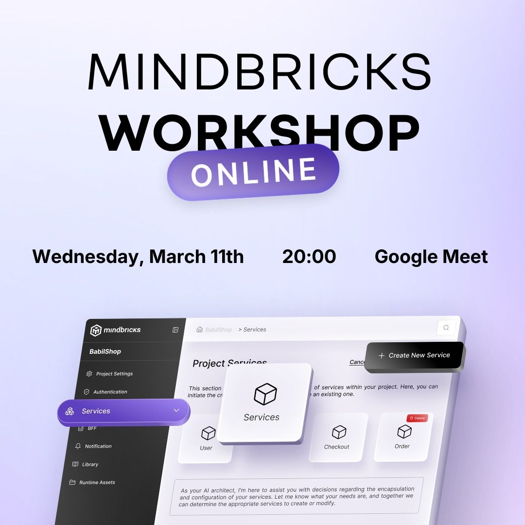 MASA: Mindbricks Workshop