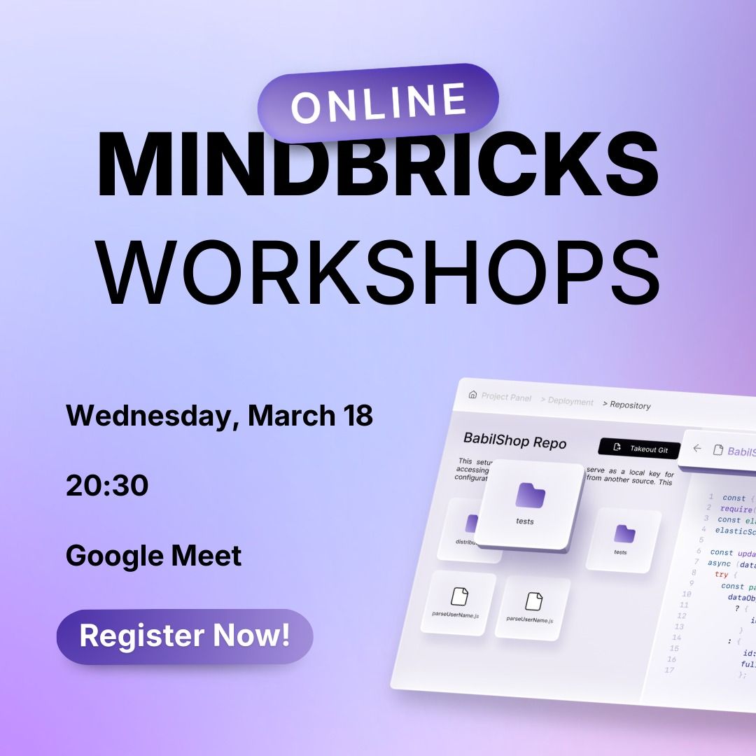 MASA: Mindbricks Workshop